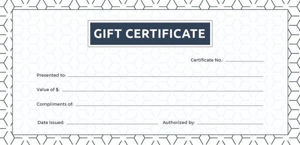 Argent Engraving Gift Certificates