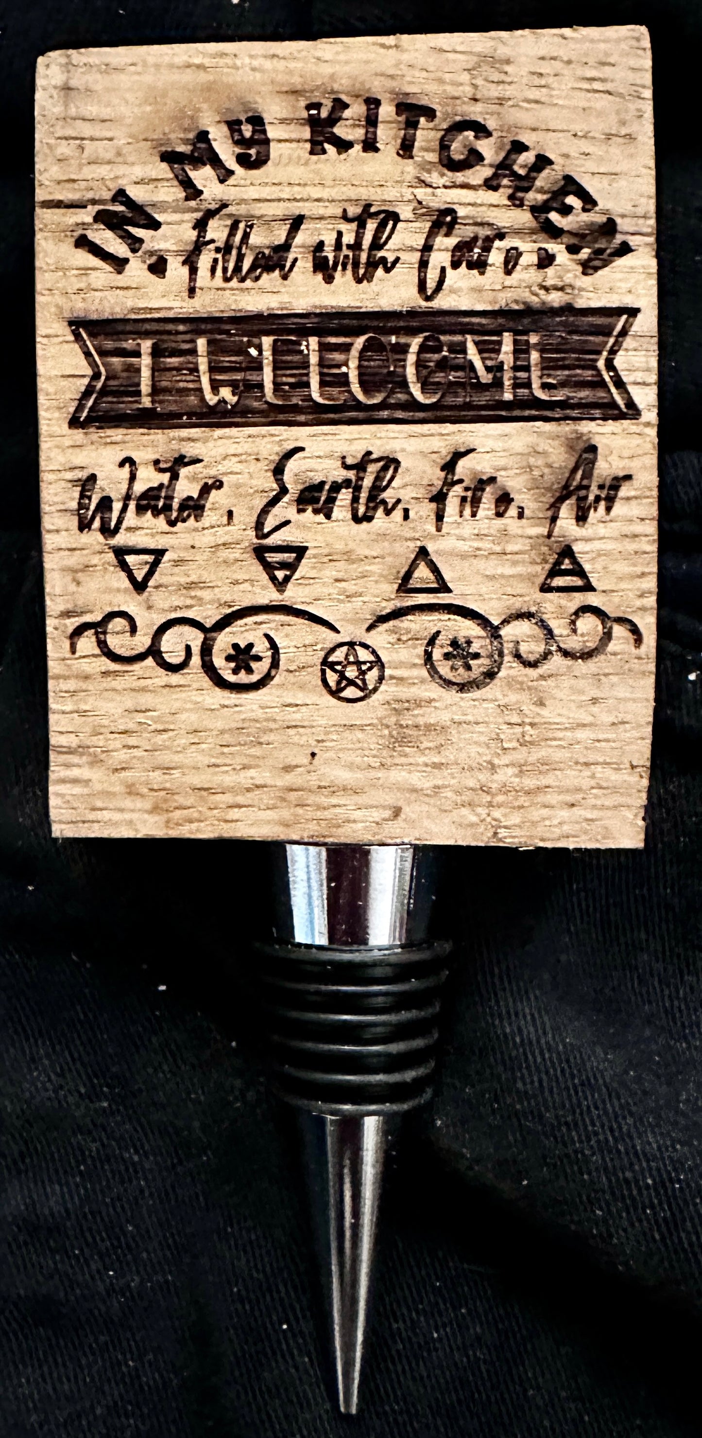 Bourbon Barrel Stave Wine Stoppers