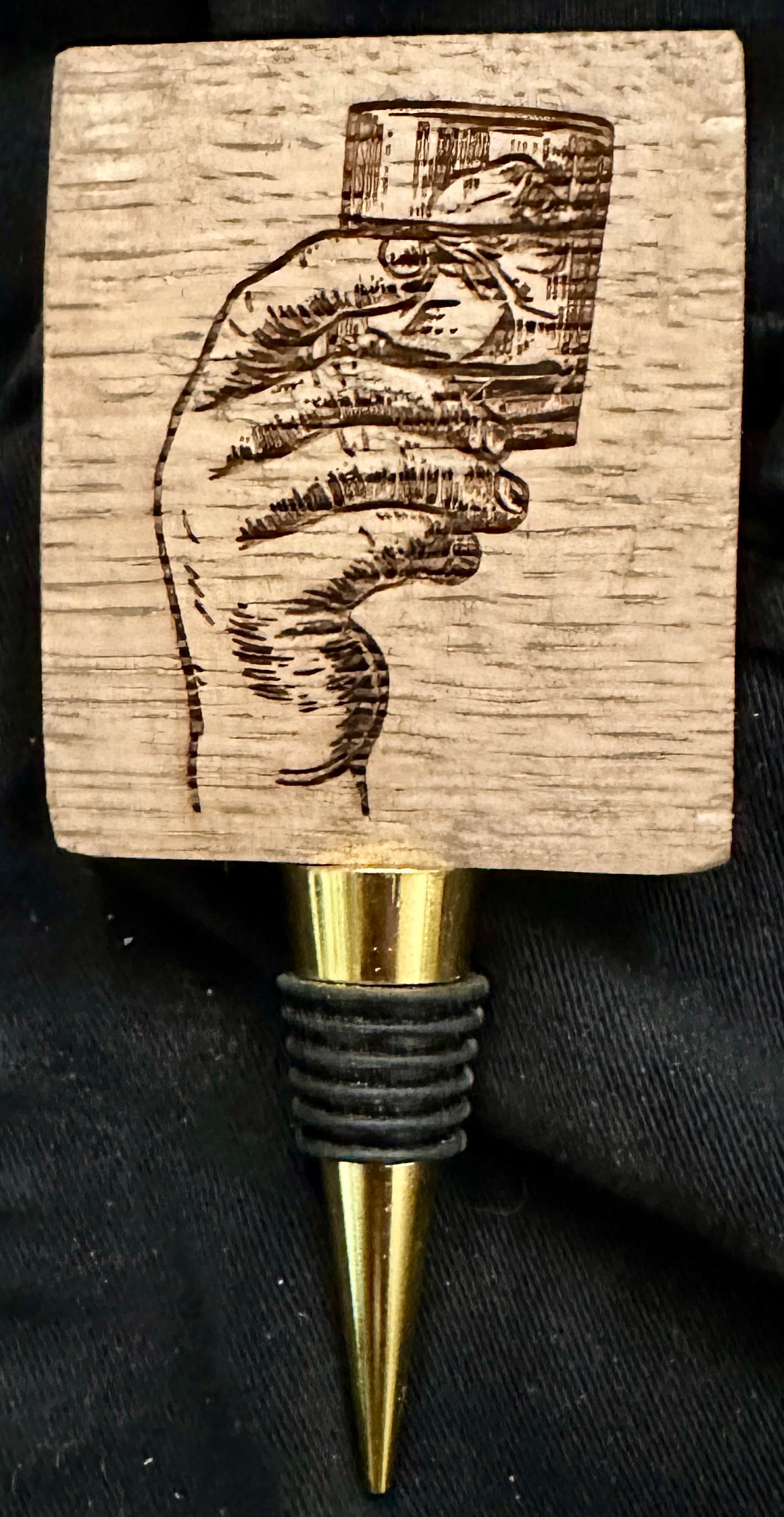 Bourbon Barrel Stave Wine Stoppers