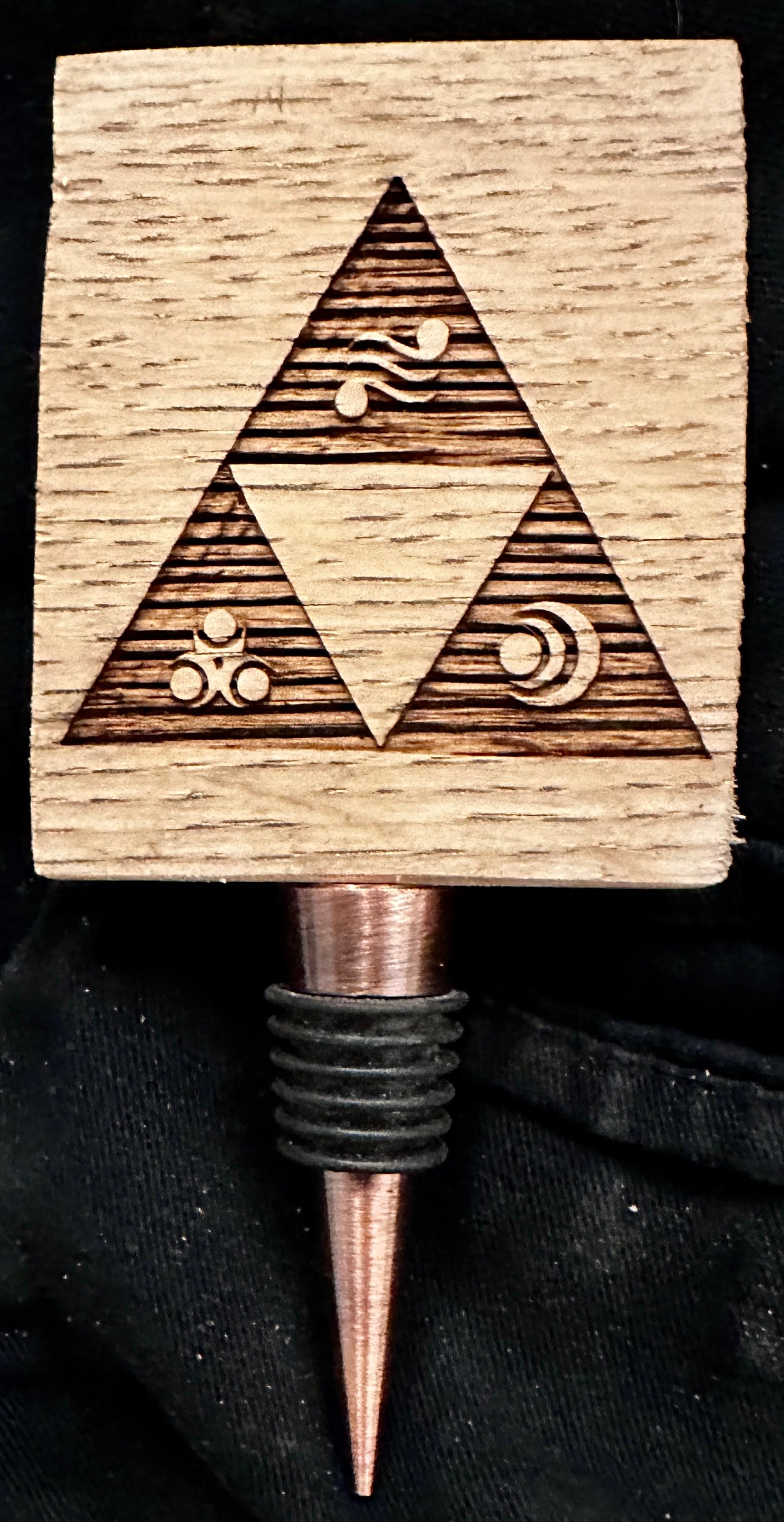 Bourbon Barrel Stave Wine Stoppers