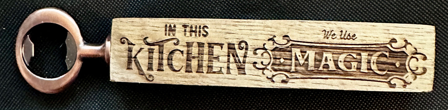 Bourbon Barrel Stave Bottle Openers