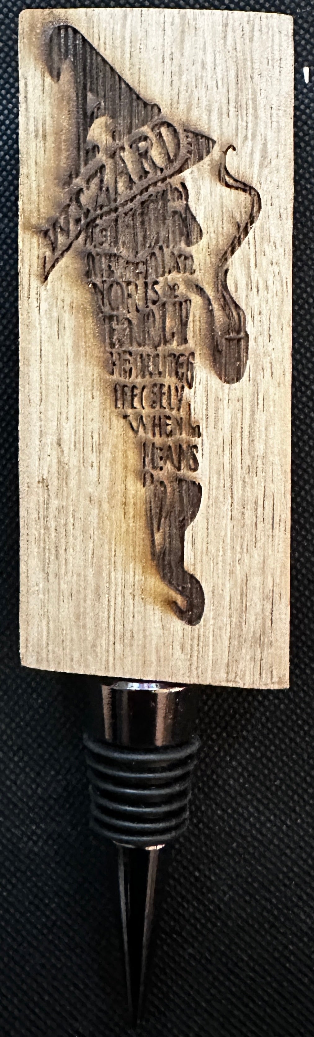 Bourbon Barrel Stave Wine Stoppers