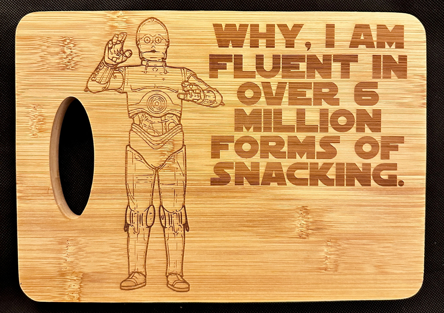 C3PO Snacking Cutting Board