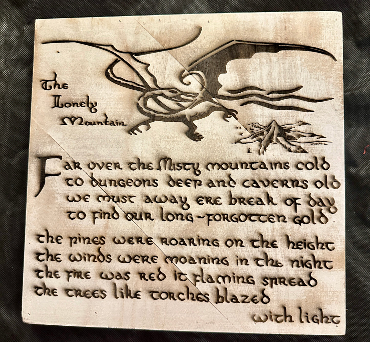 The Lonely Mountain Plaque