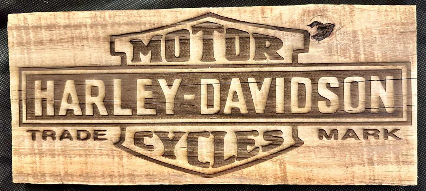 Harley Davidson Logo Plaque