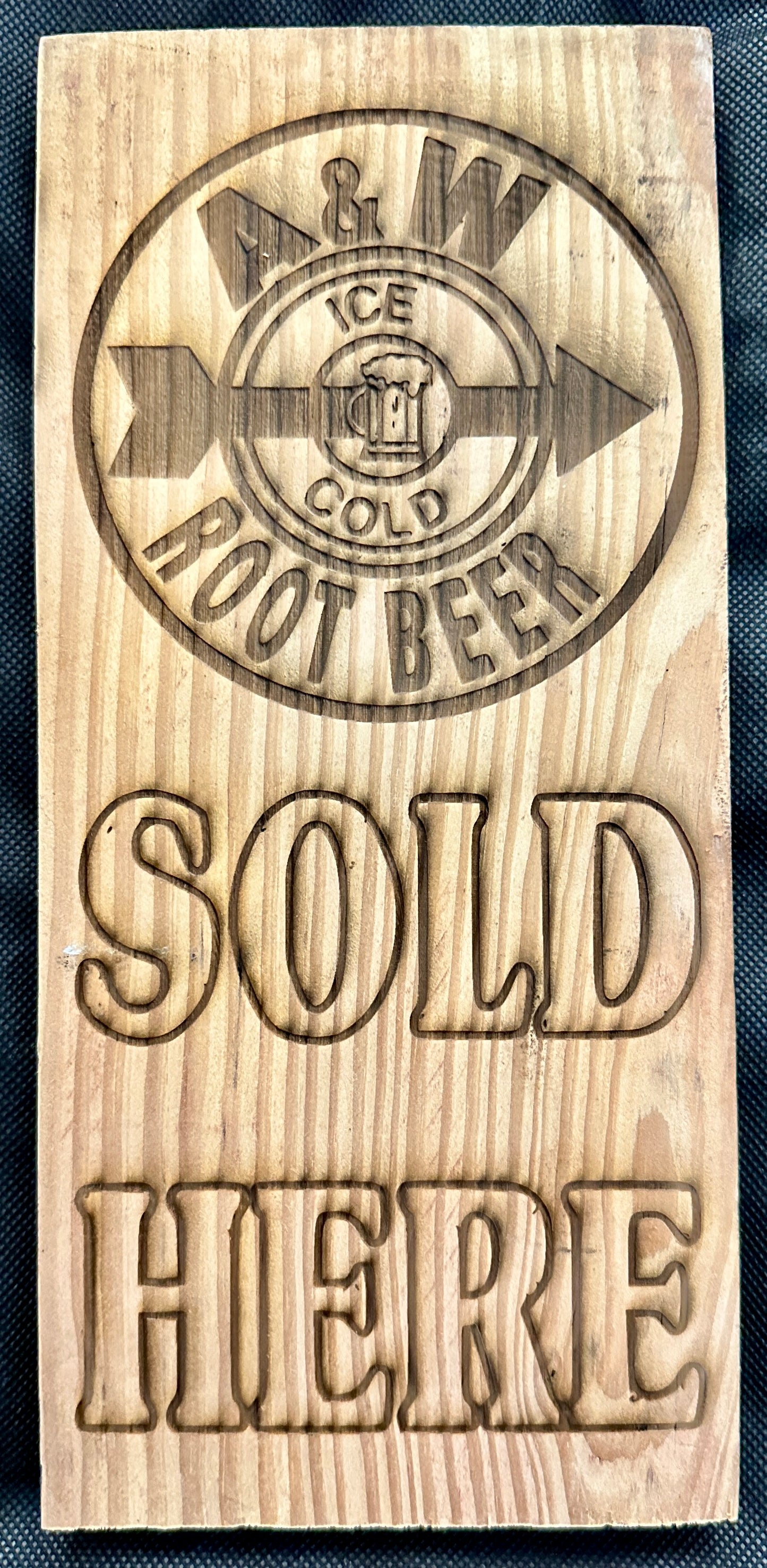 A&W Root Beer Sold Here Plaque