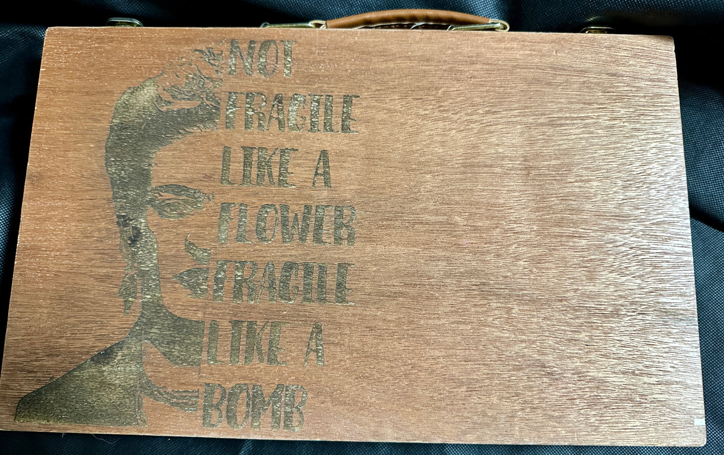Fragile Like a Bomb Frida Kahlo Art Box