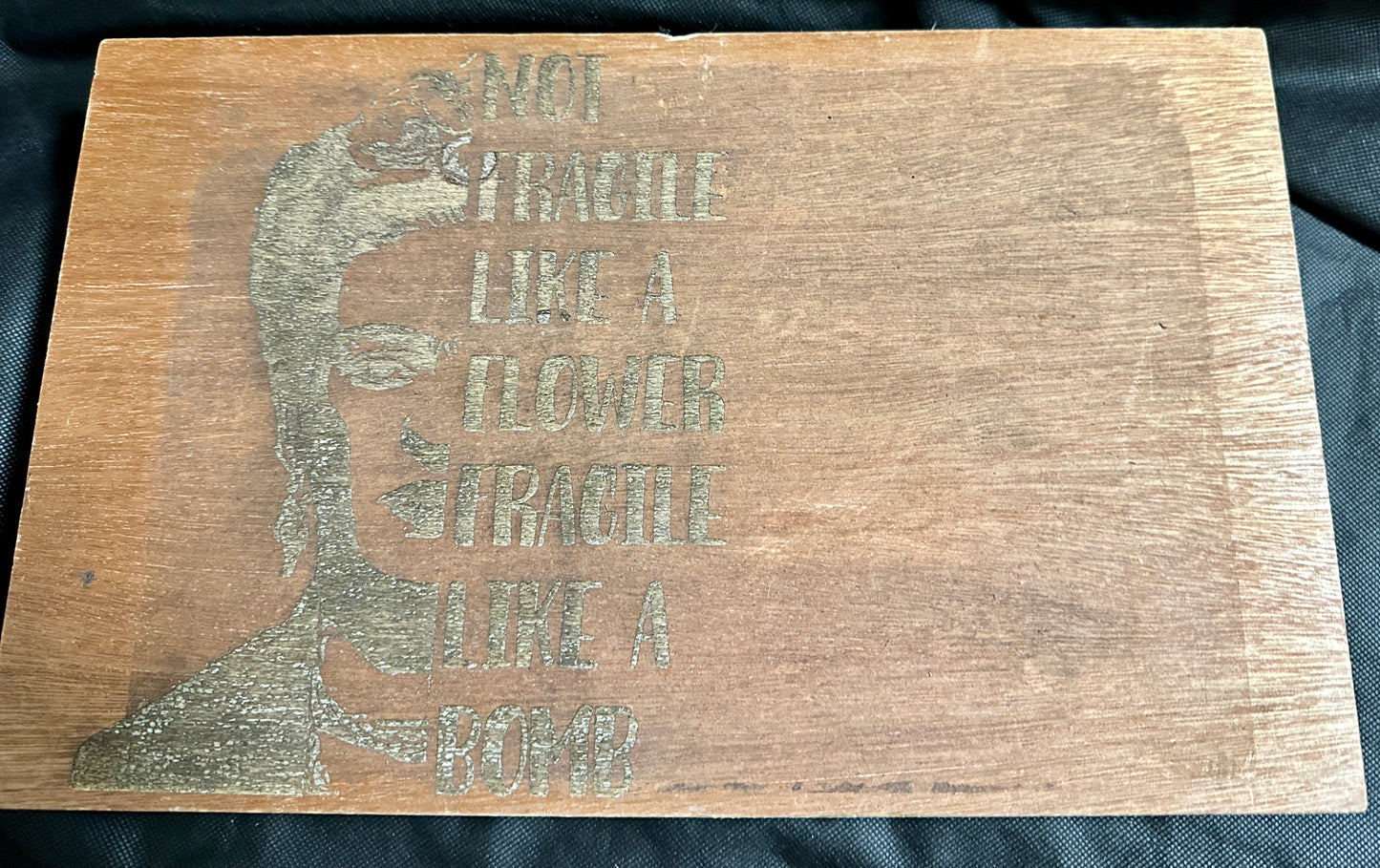 Fragile Like a Bomb Frida Kahlo Art Box