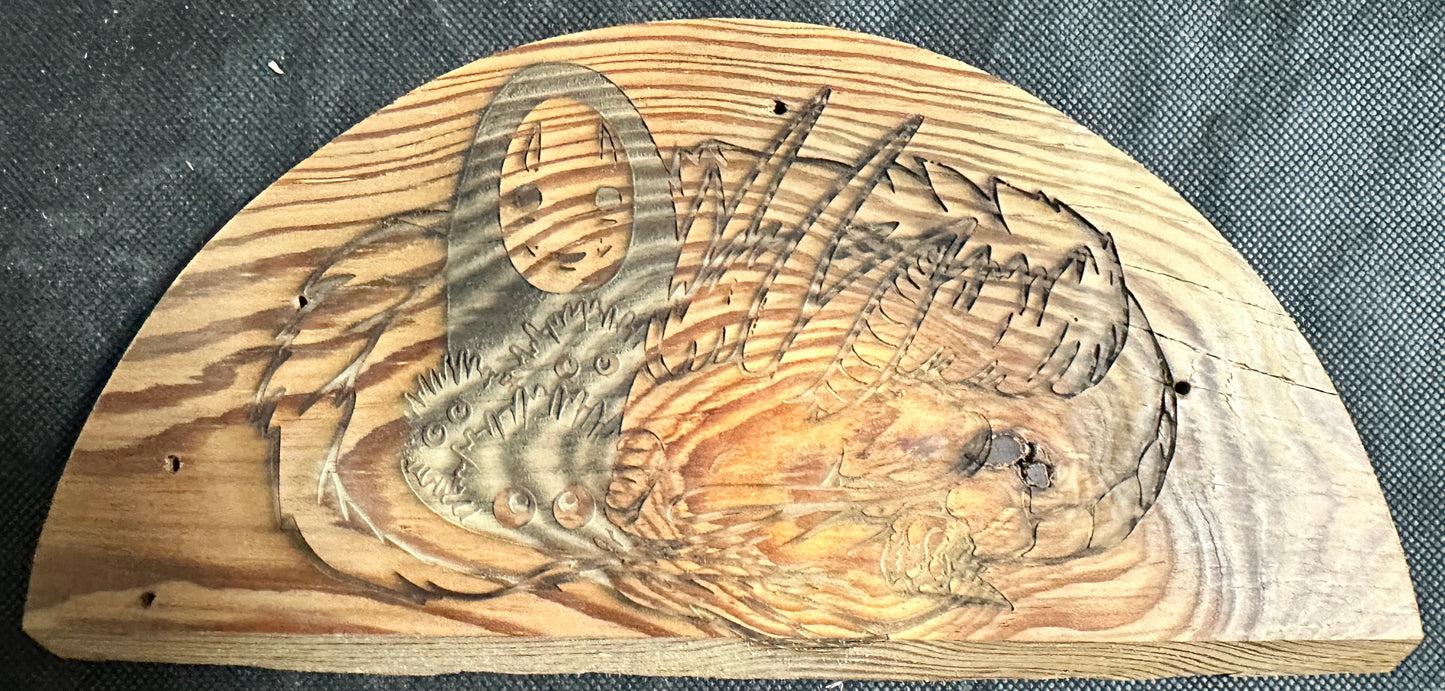 Ghibli Spirited Away Half Circle Plaque