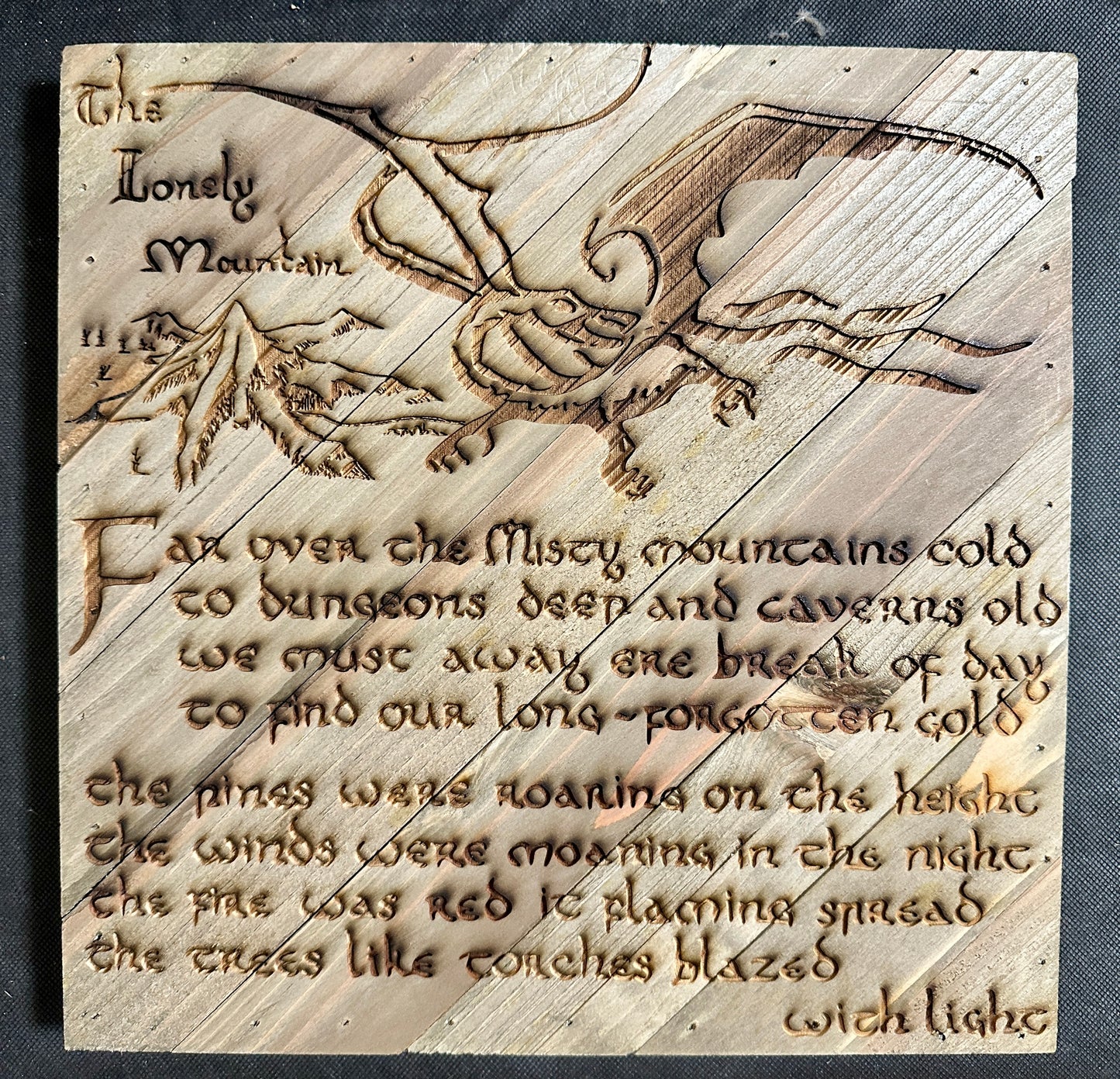 The Lonely Mountain Plaque