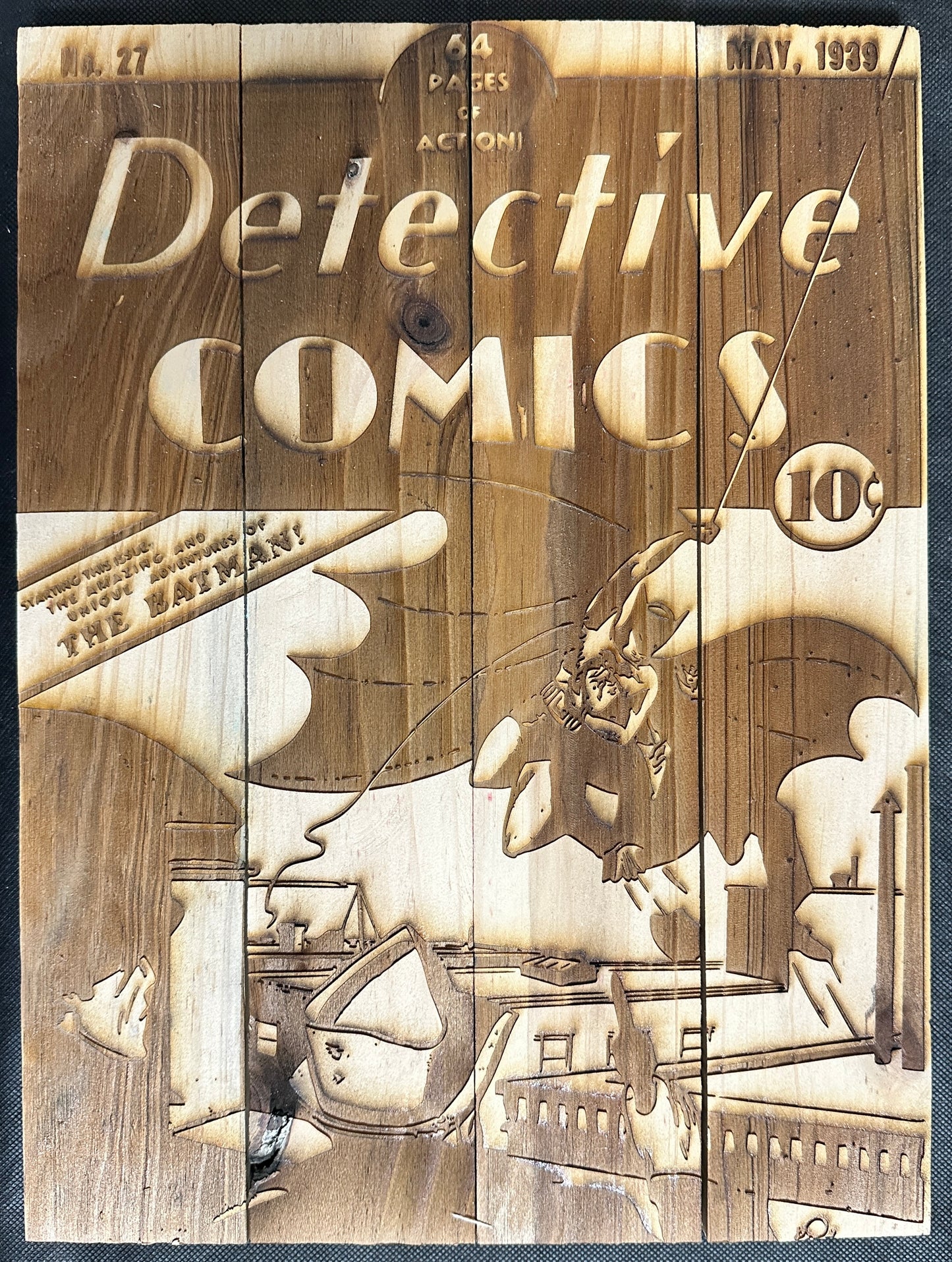 Detective Comics 27 (Batman's Debut) Plaque