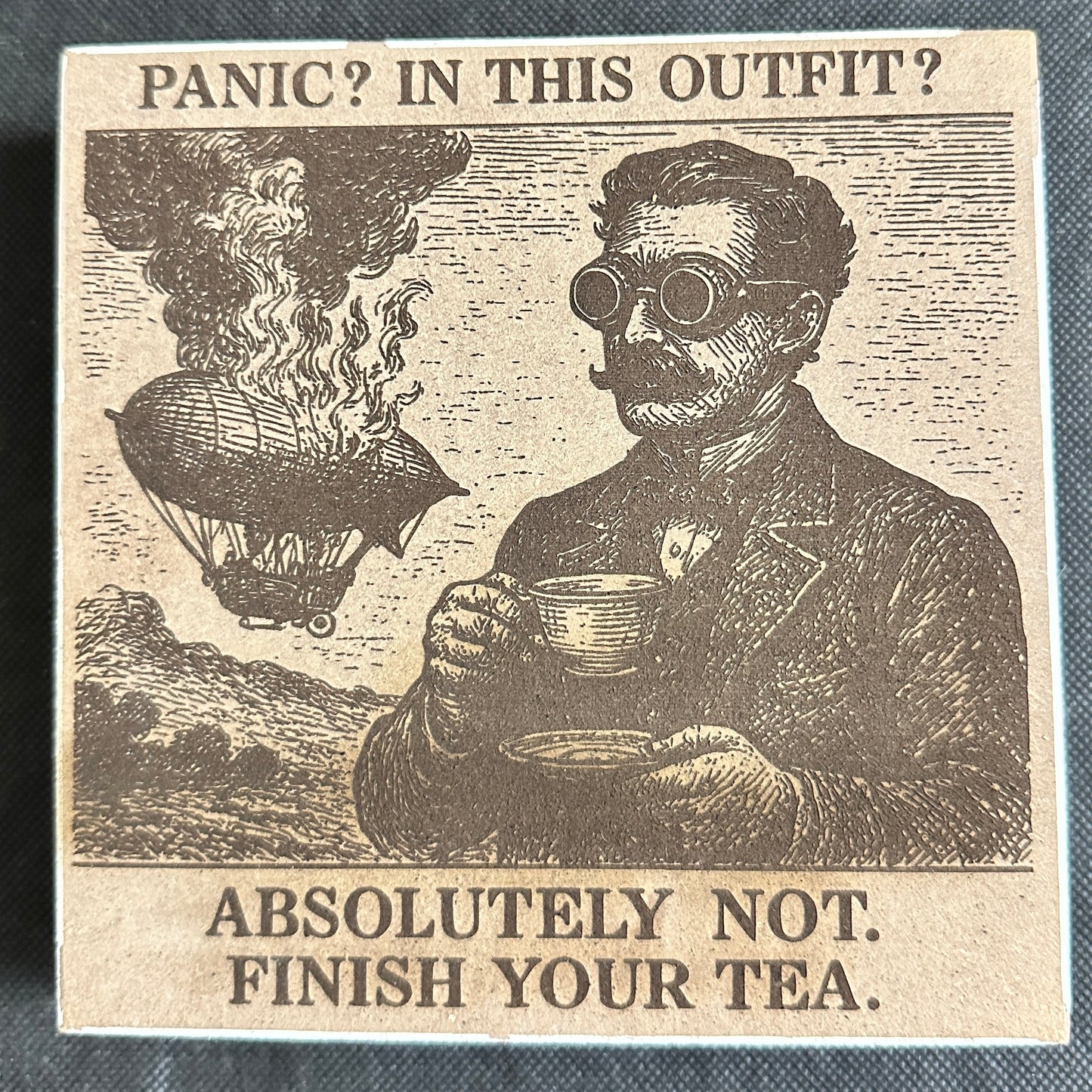 Panic? In This Outfit? Plaque