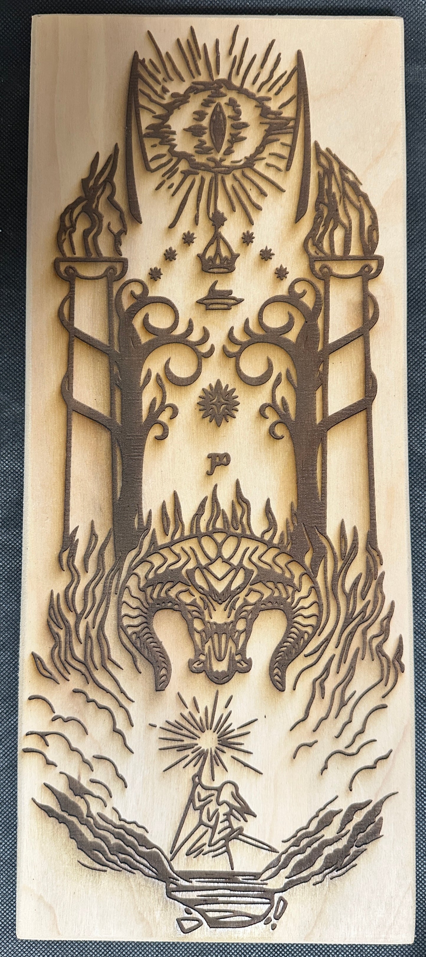 LOTR Movie Scenes Plaque