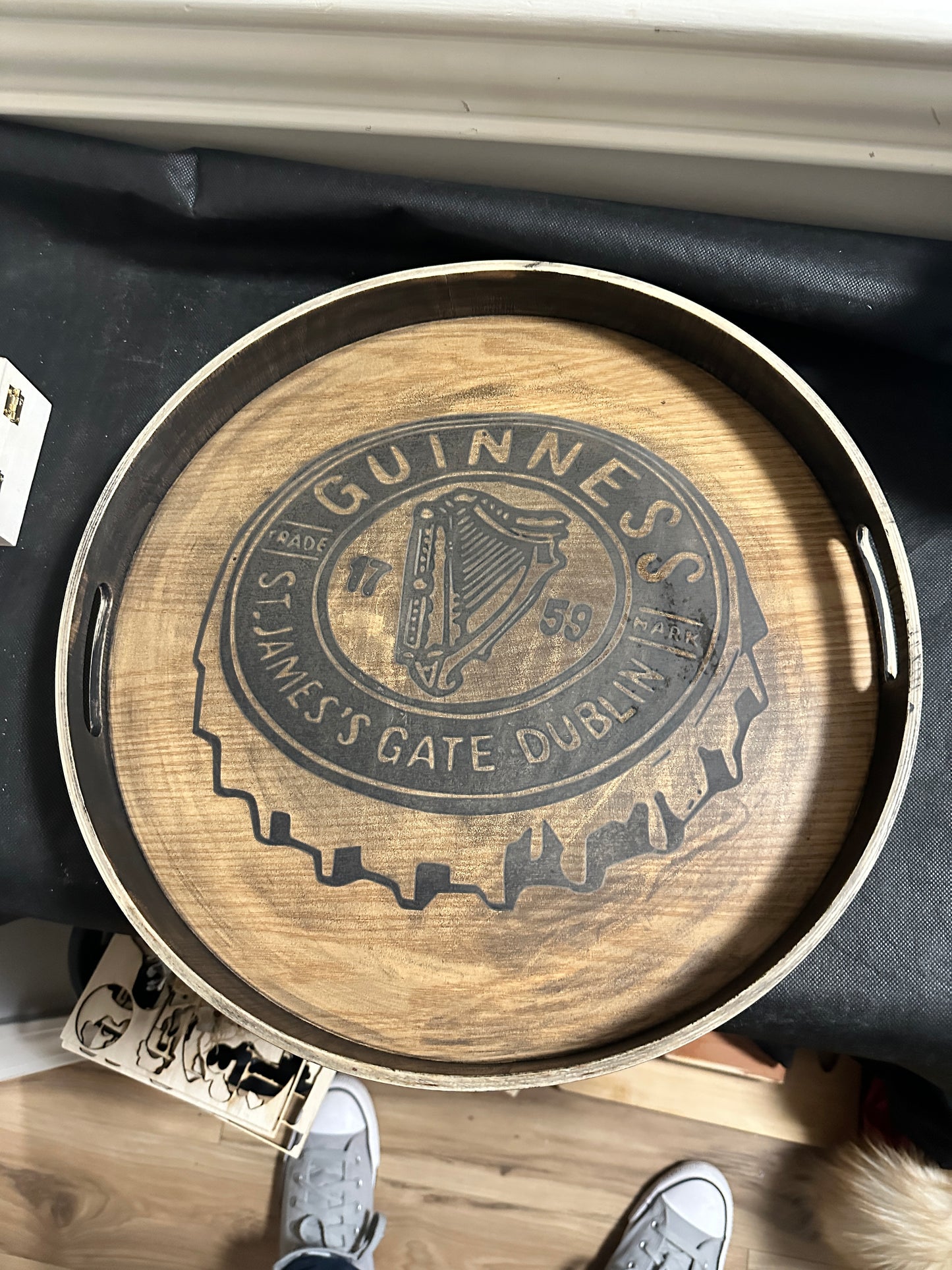 Guinness Bottle Cap Serving Tray