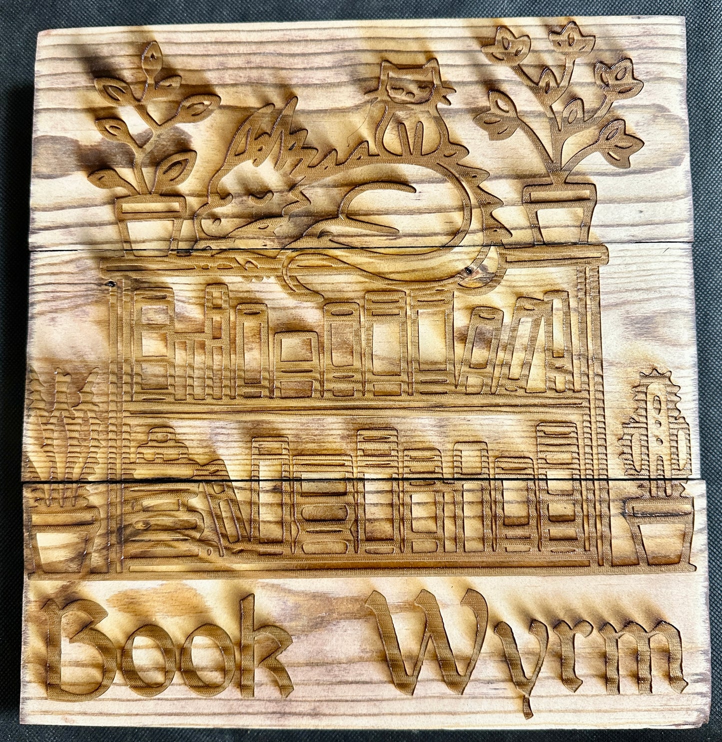 Book Wyrm Plaque
