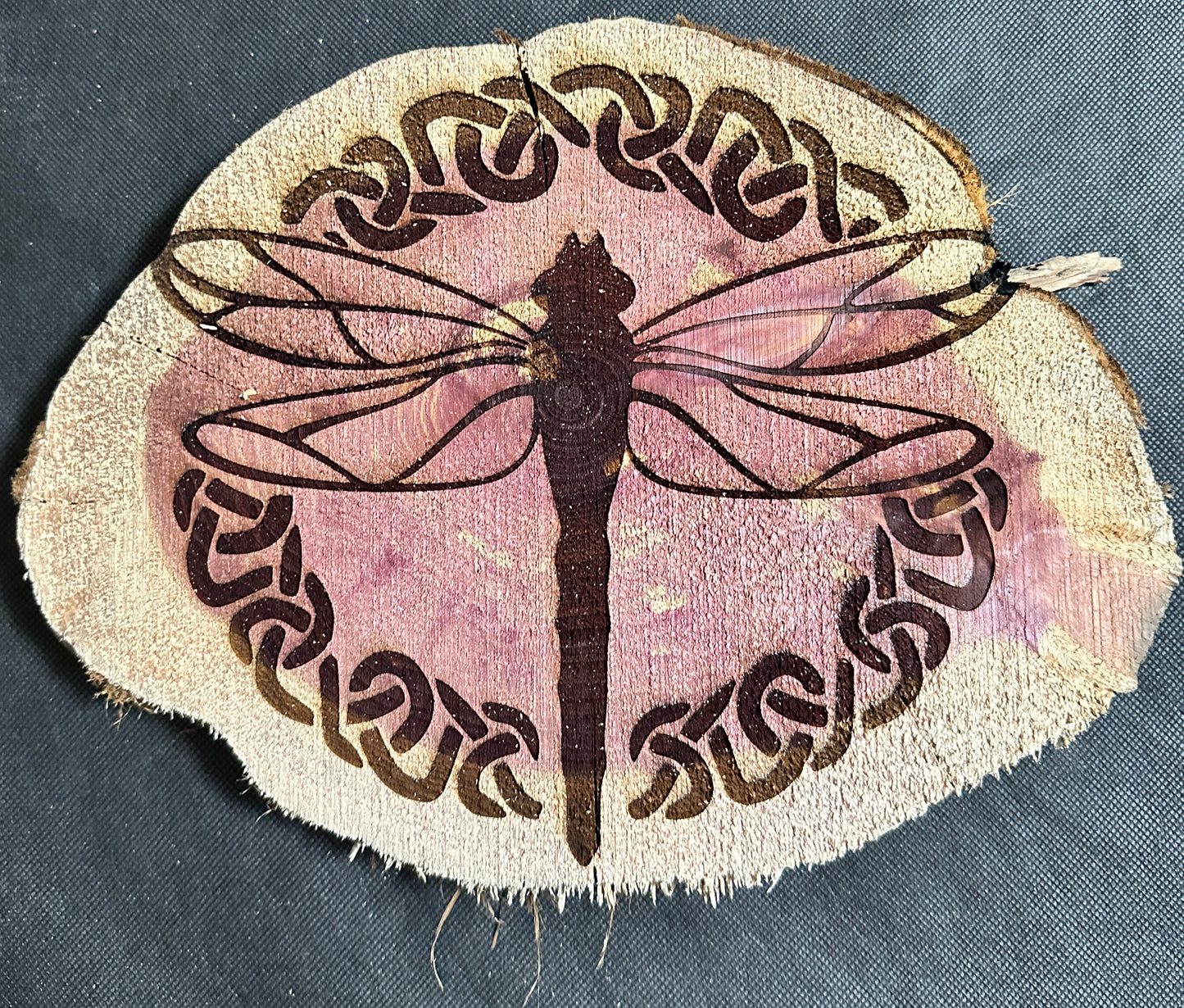 Dragonfly Celtic Knot Plaque