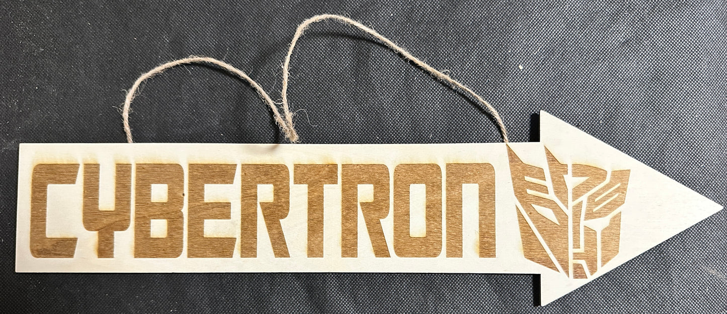 Fictional Place Signs
