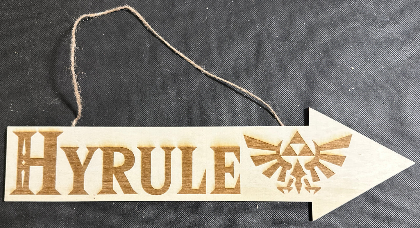 Fictional Place Signs