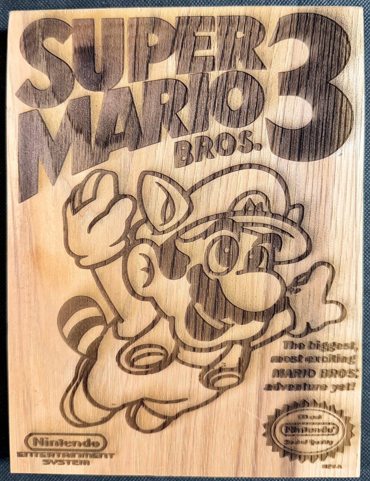 Super Mario Bros. 3 Box Art Plaque