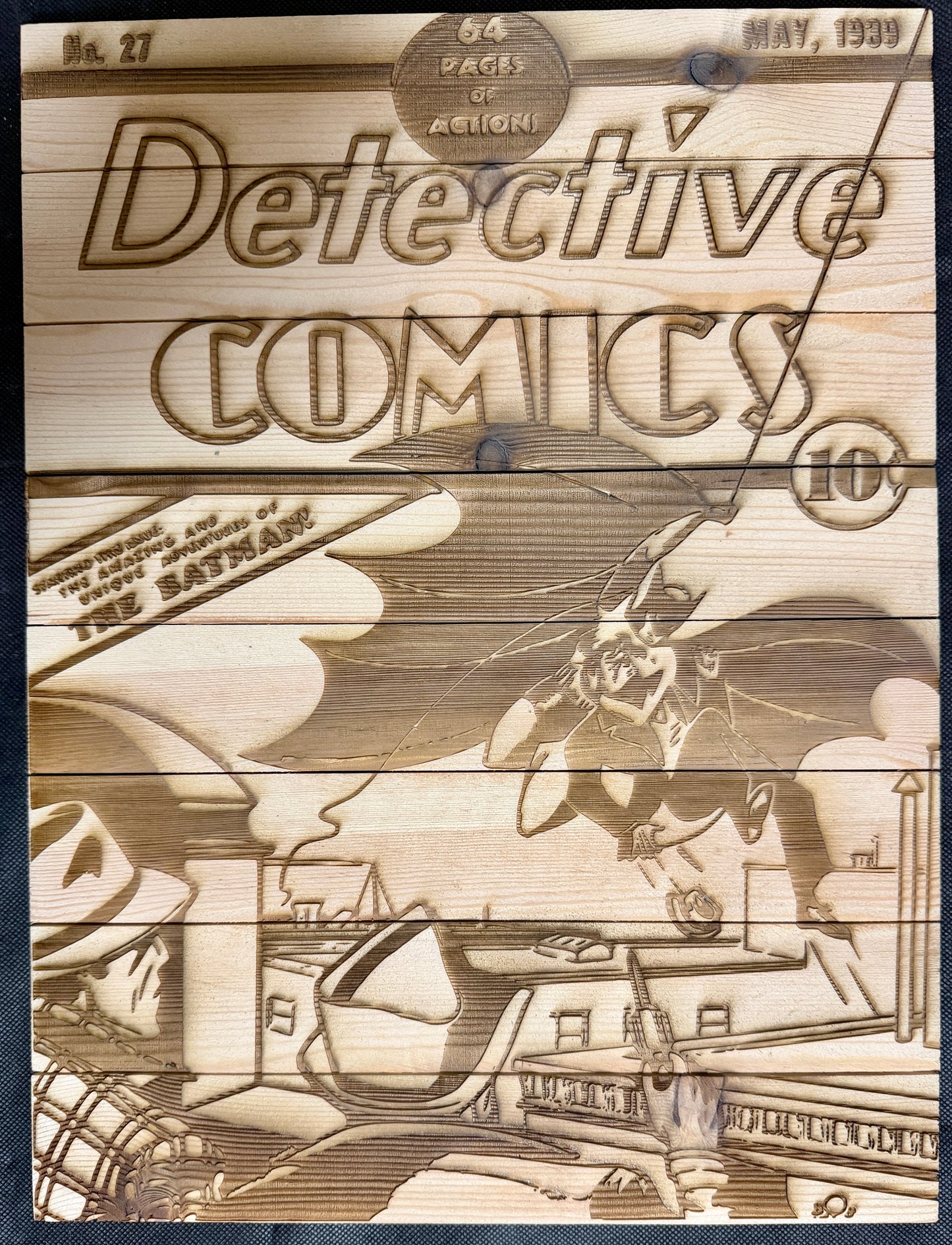 Detective Comics 27 (Batman's Debut) Plaque