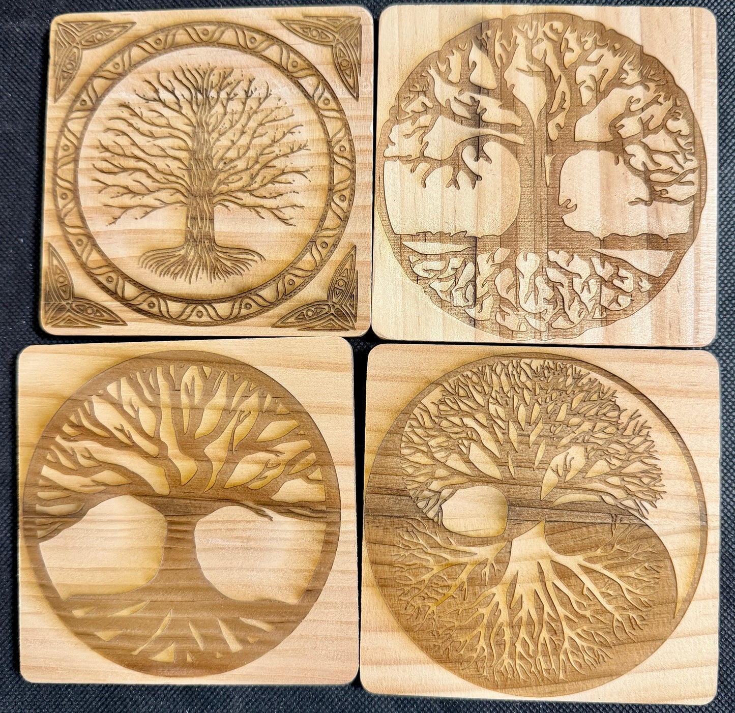 Tree of Life 4 Coaster Set