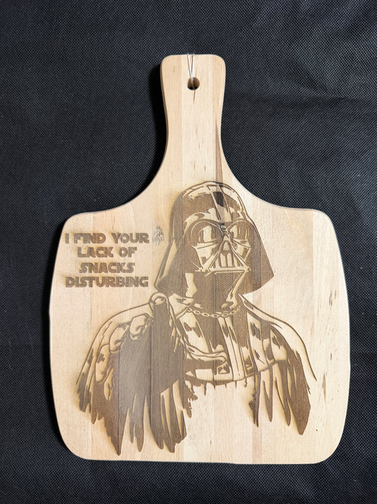 Darth Vader Snacks Cutting Board