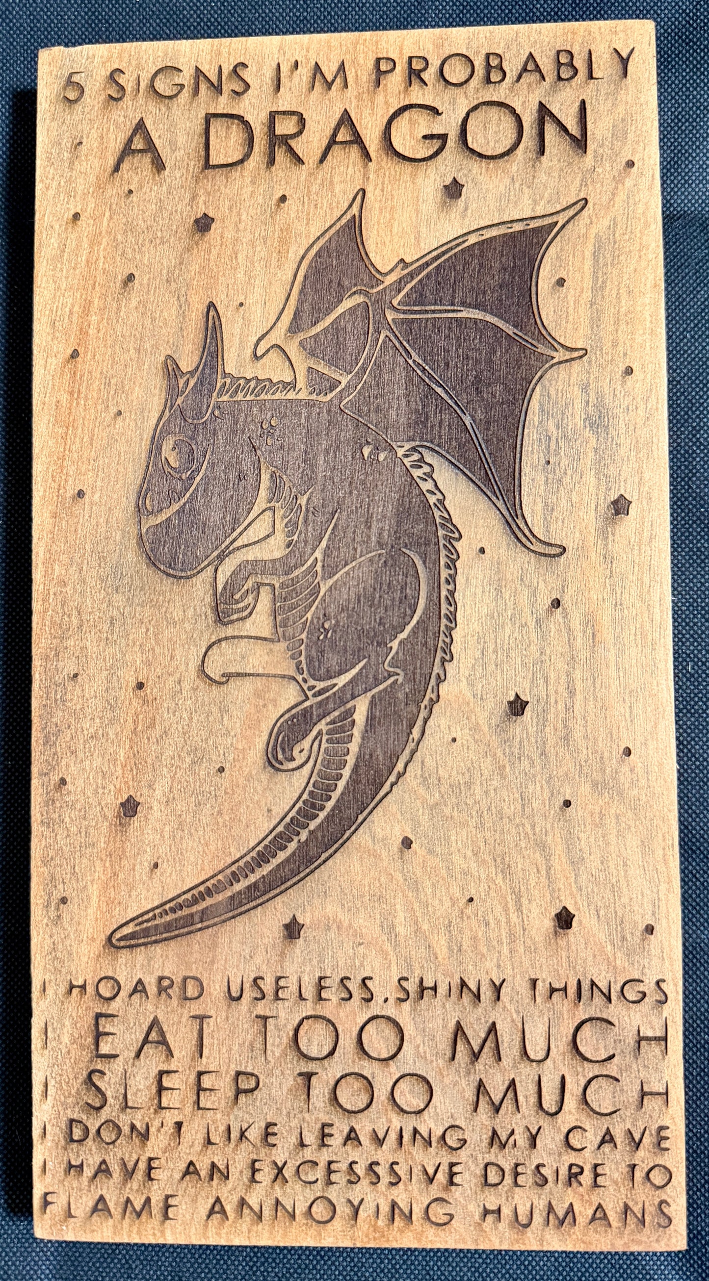 Five Signs I Might Be a Dragon Plaque