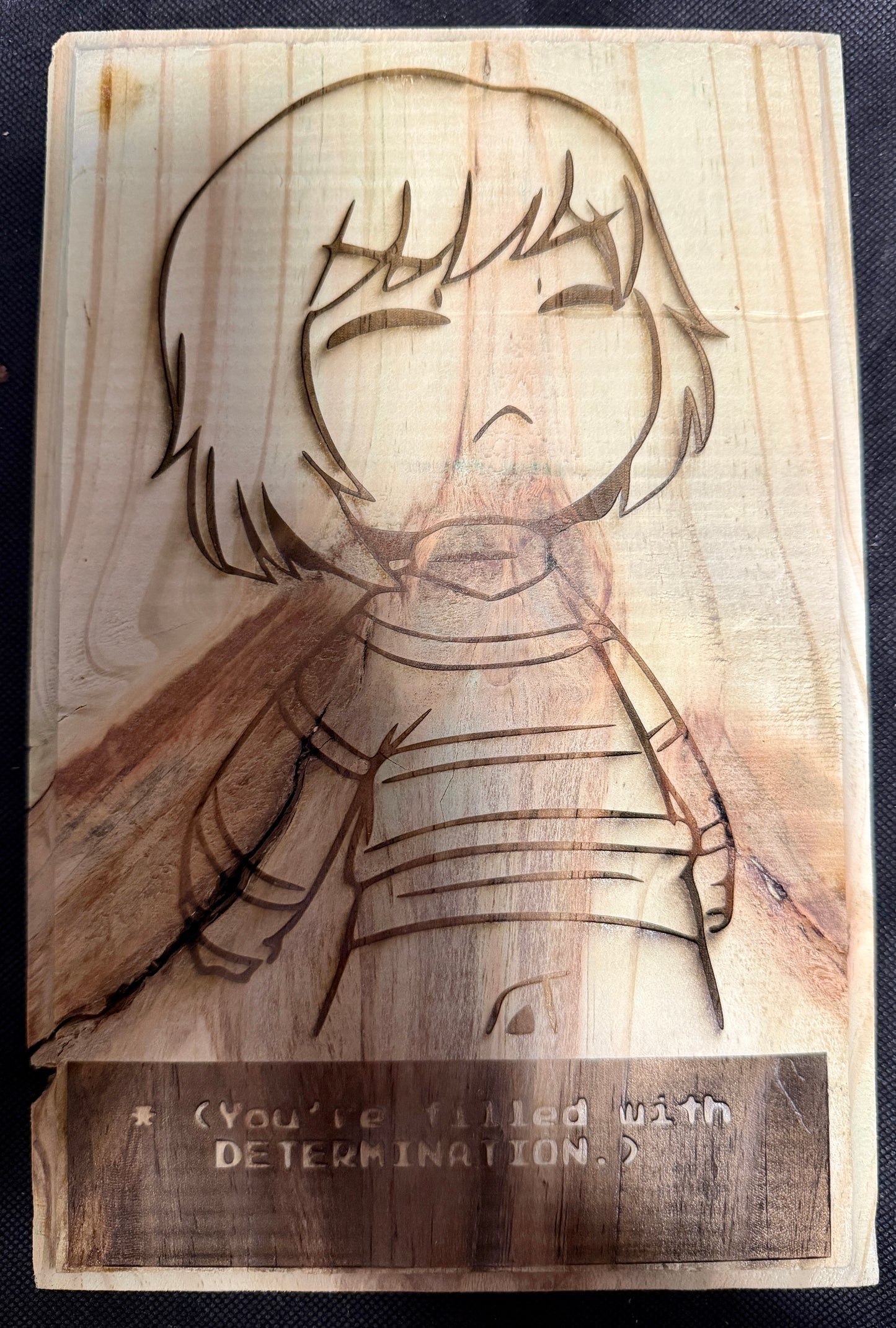 Undertale Frisk Determination Plaque