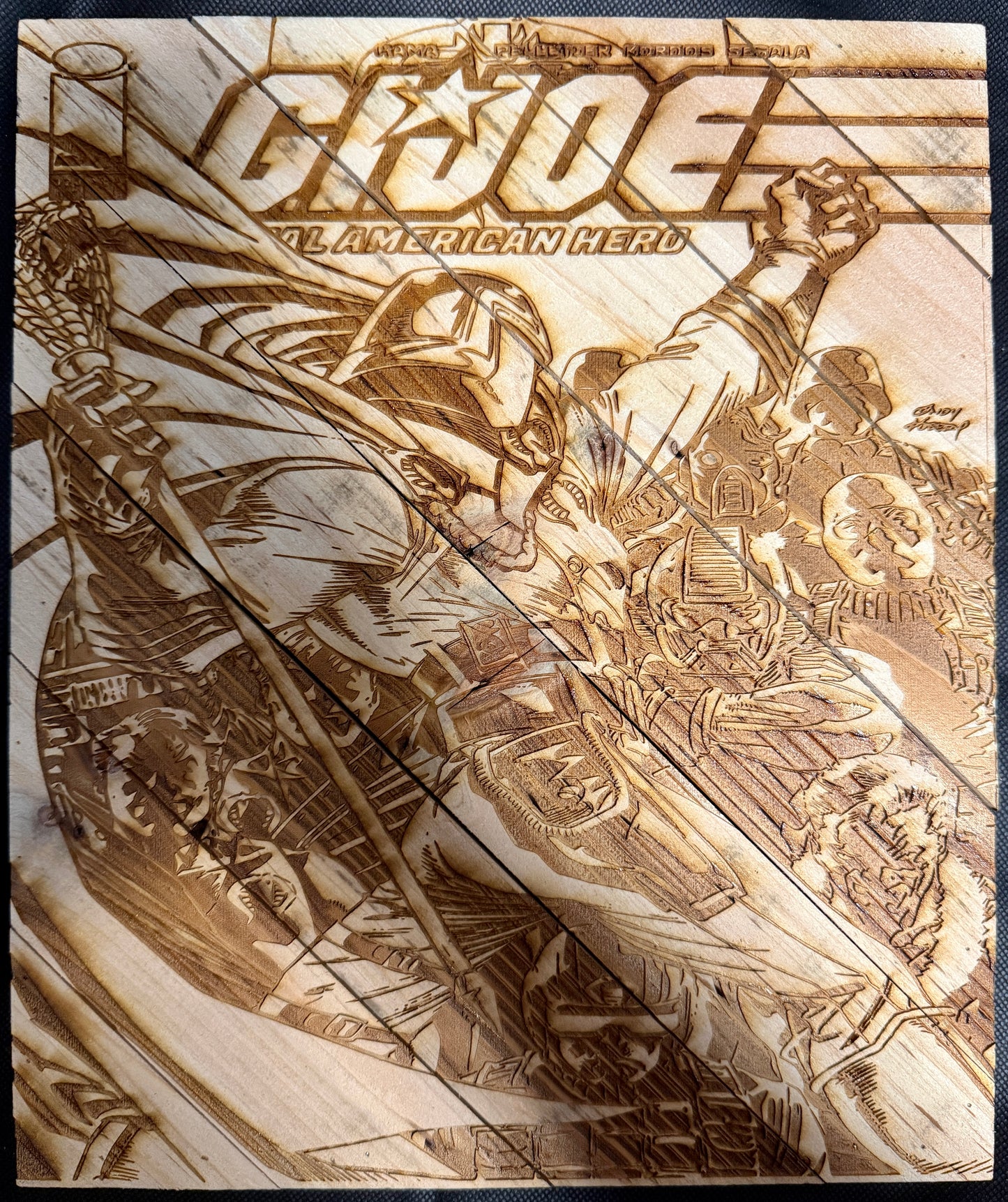 GI Joe Comic #323 Cobra Commander Plaque