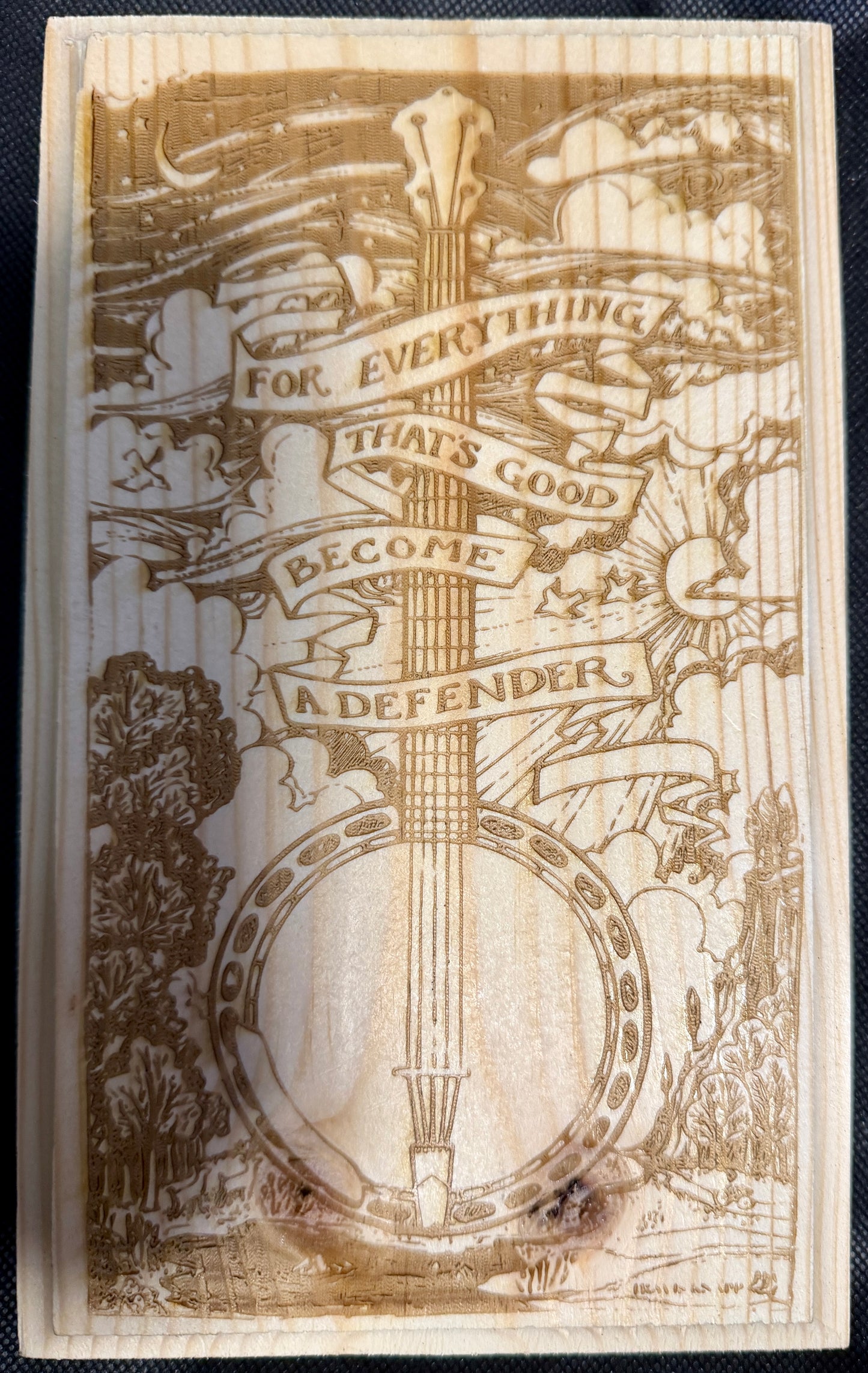 For Everything Good Become a Defender Plaque