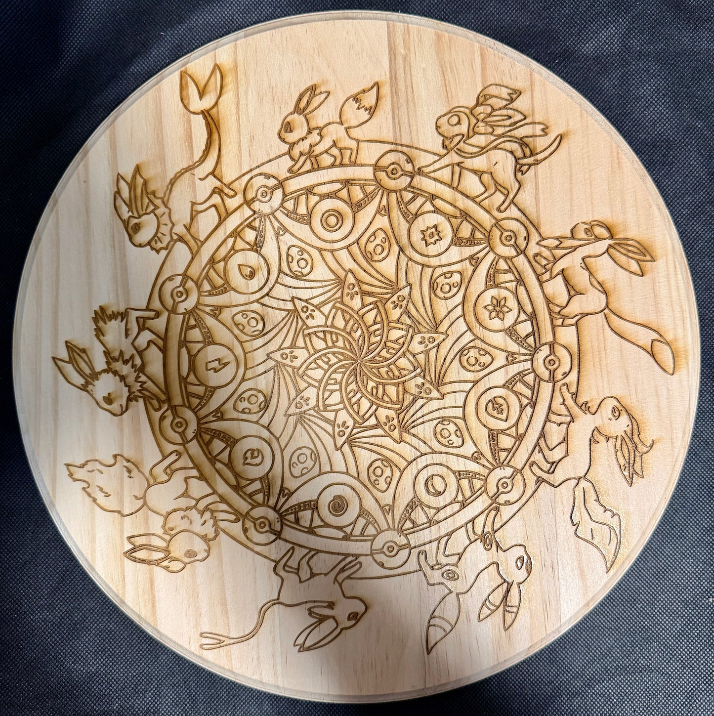 Eeveelution Wheel Plaque