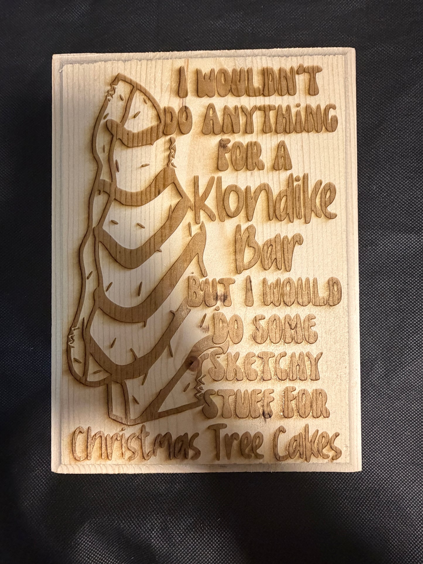Christmas Tree Cakes Plaque