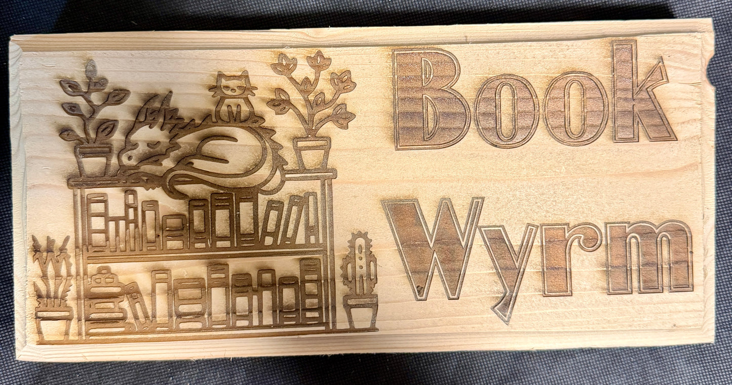 Book Wyrm Plaque