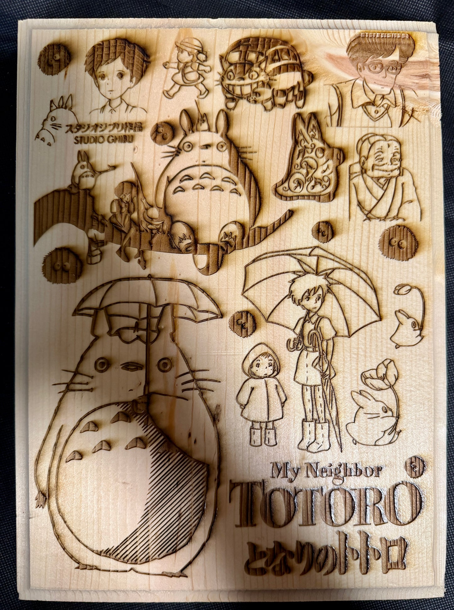 My Neighbor Totoro Collage Plaque