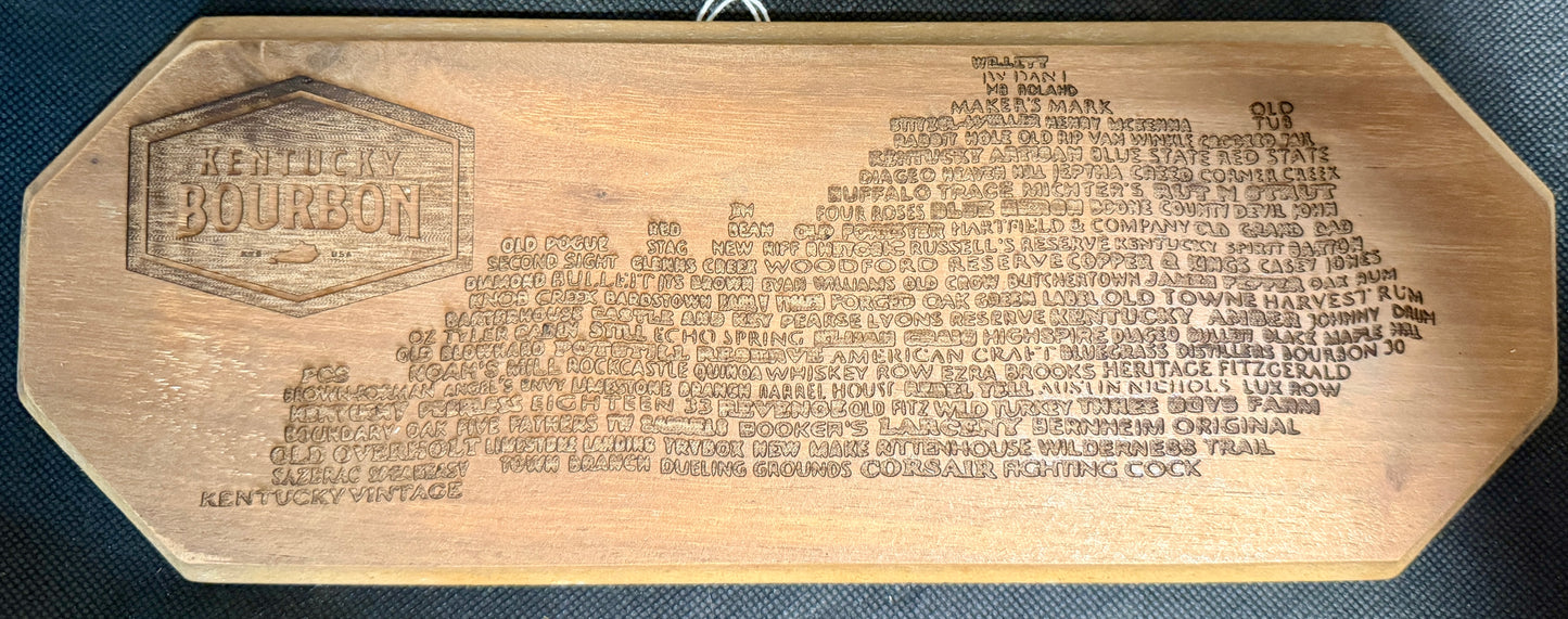 Kentucky Bourbon Plaque
