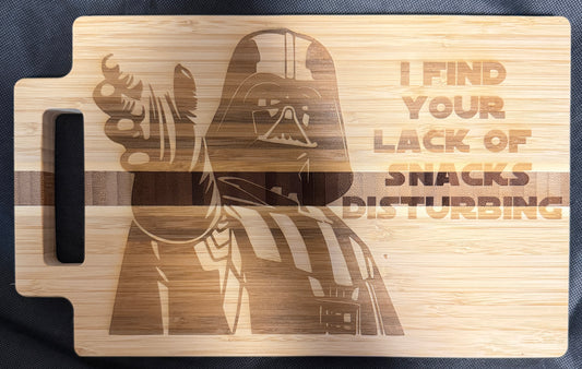 Darth Vader Snacks Cutting Board