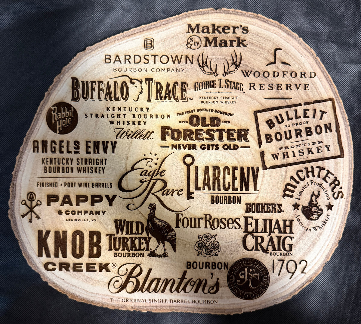 Bourbon Brand Plaque