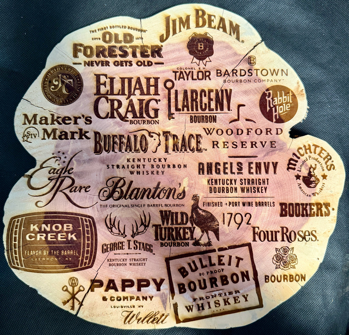 Bourbon Brand Plaque