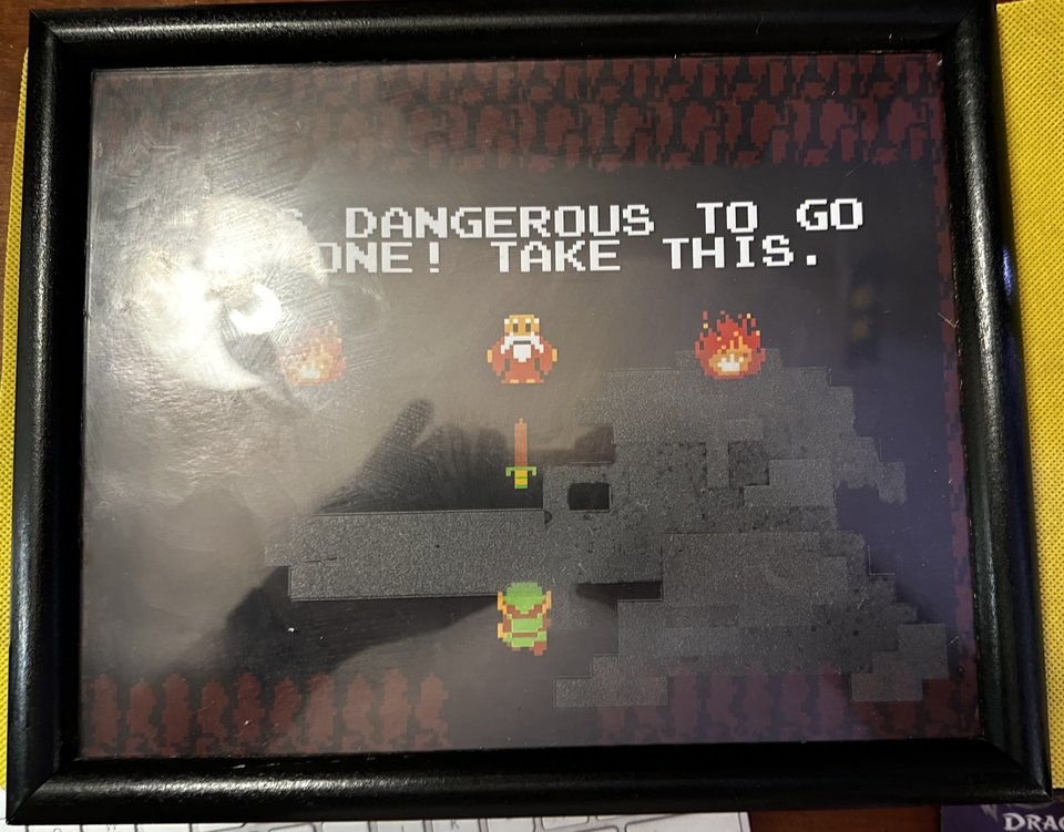 Legend of Zelda "Take This" GameFrame