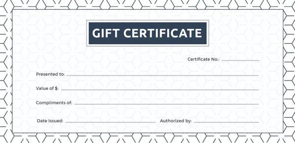 Argent Engraving Gift Certificates