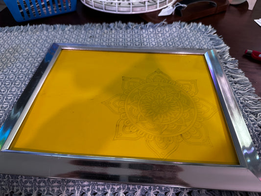 Etched Mandala Frame