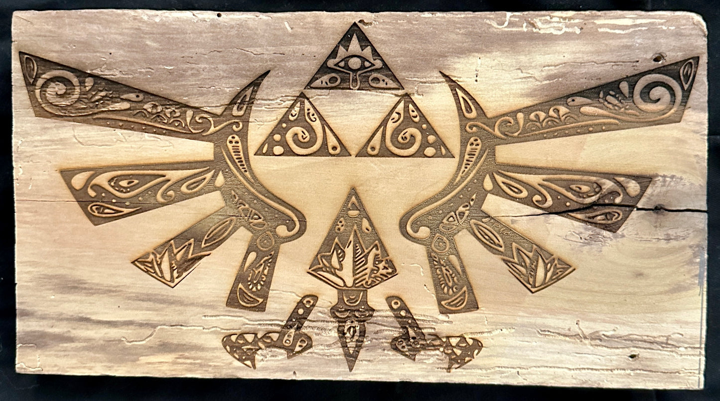 Zelda Royal Crest Mandala Plaque