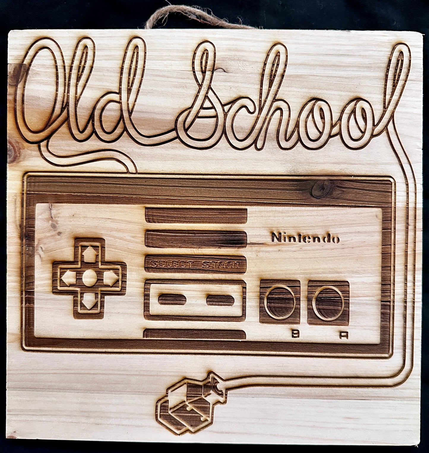 Old School NES Controller Plaque