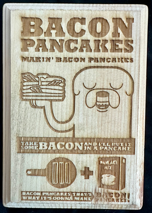 Bacon Pancakes Plaque
