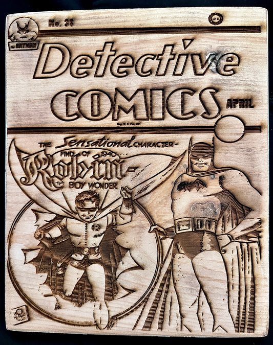 Detective Comics 38 (Debut of Robin) Plaque