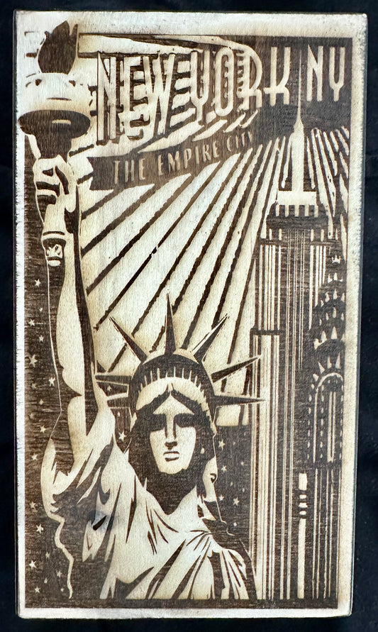 New York Empire City Plaque