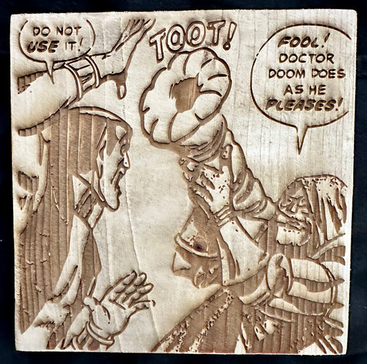Doctor Doom Toot Plaque