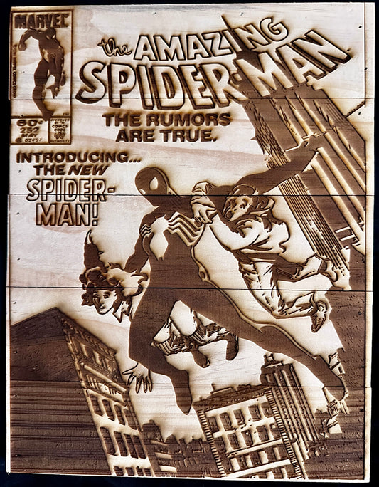 Amazing Spider-Man 252 Black Suit Plaque