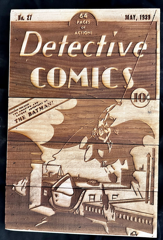 Detective Comics 27 (Batman's Debut) Plaque