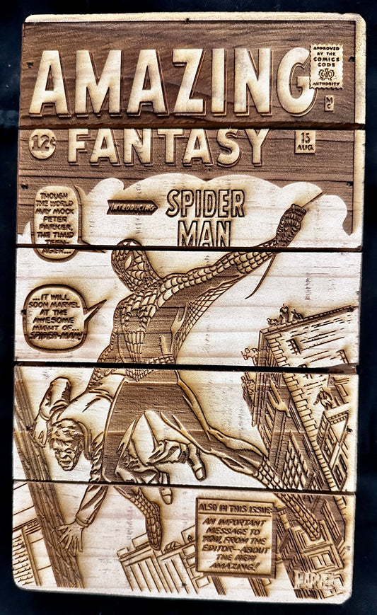 Amazing Fantasy 15 (Spider-Man Debut) Plaque